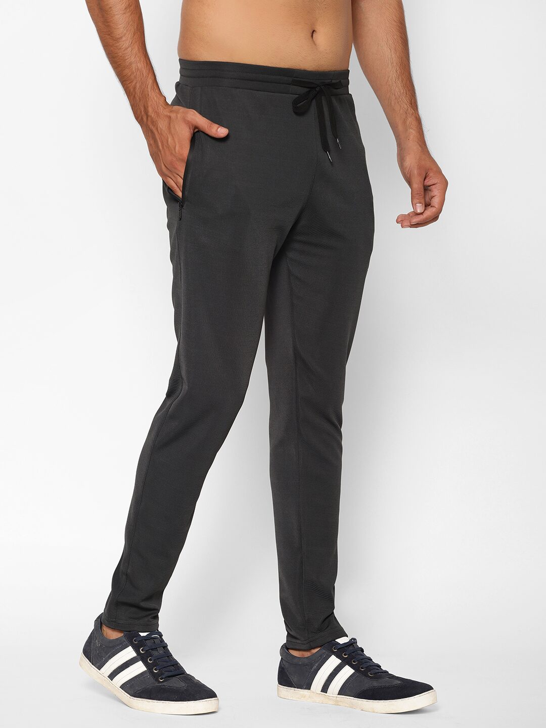 

Sapper Men Grey Solid Slim fit Track pants