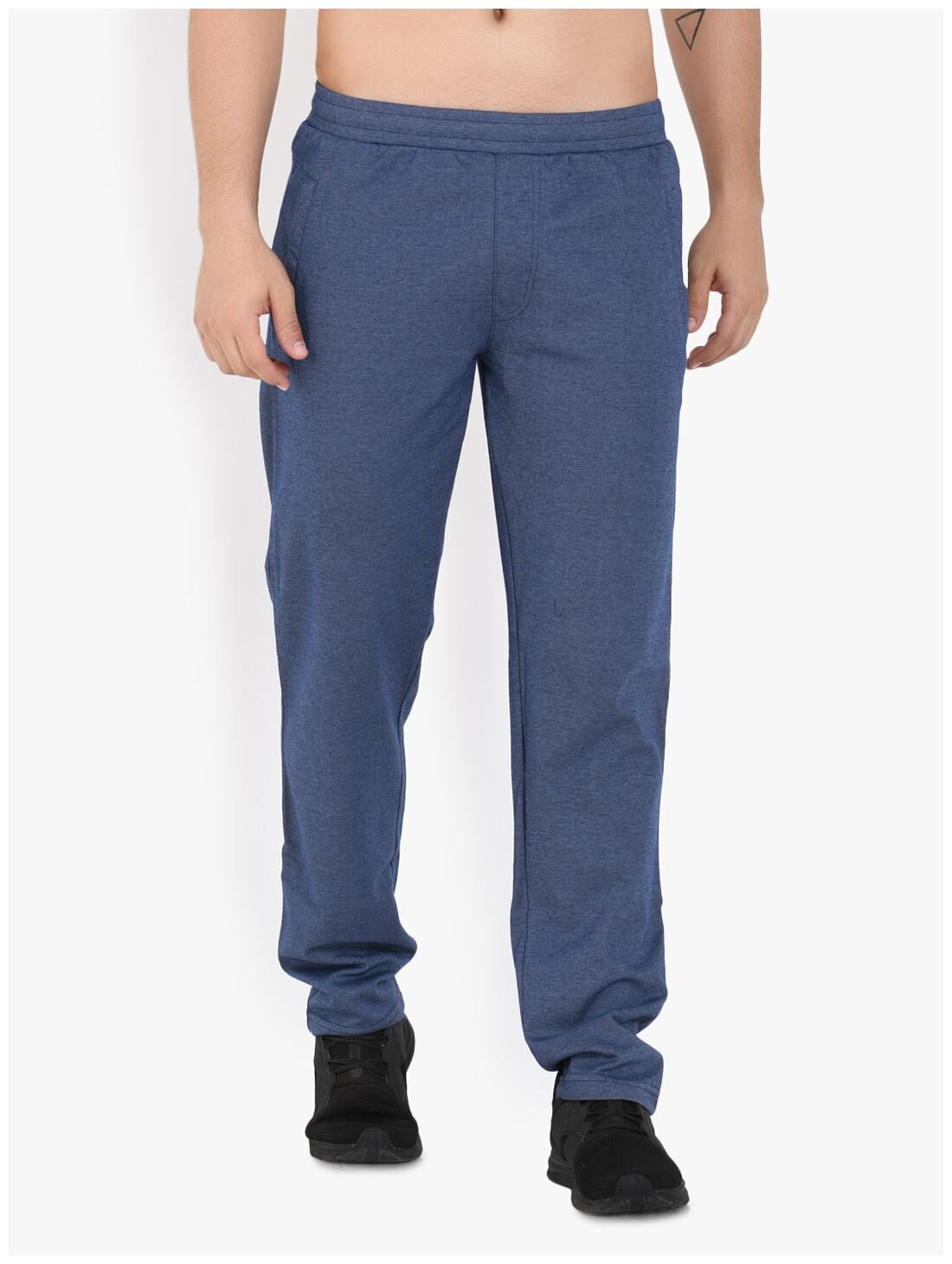 

Sapper Men Blue Solid Slim fit Track pants