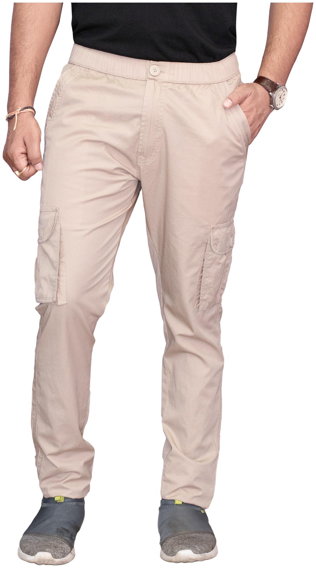 

Sapper Men Beige Solid Slim fit Track pants