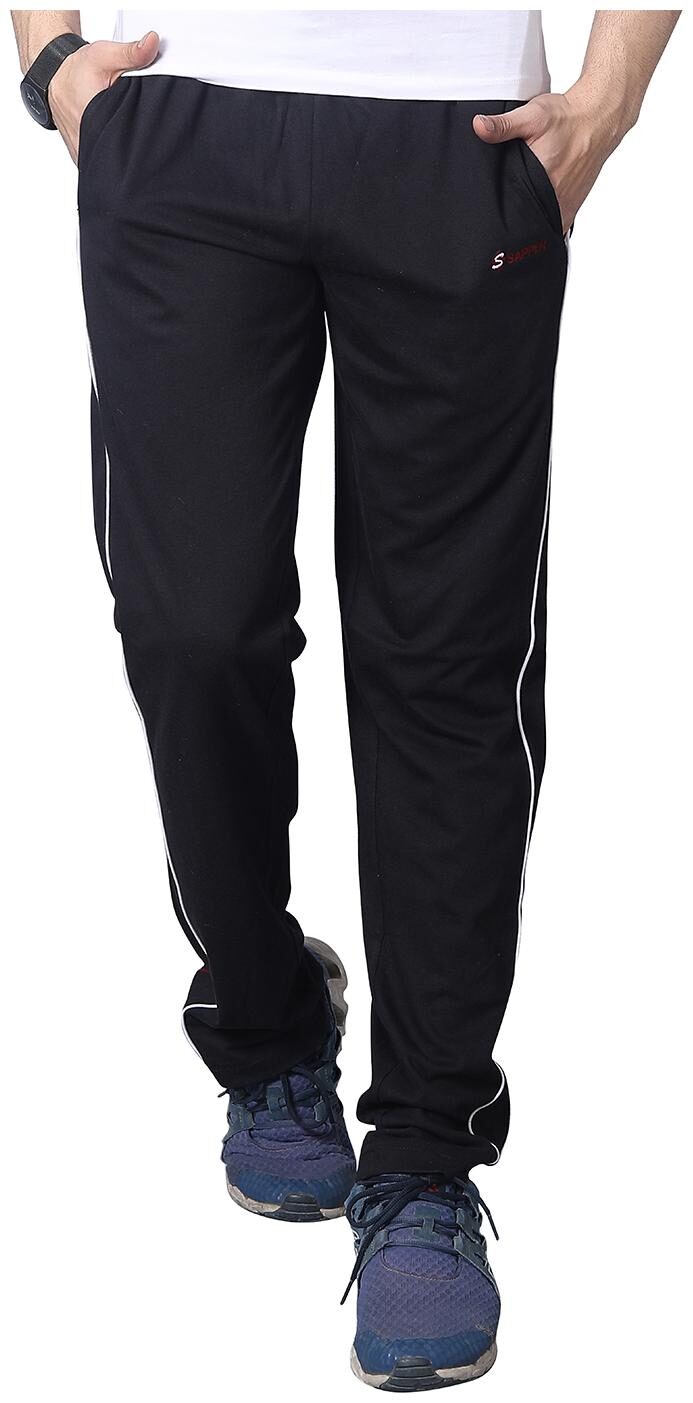 

Sapper Men Black Solid Regular fit Track pants