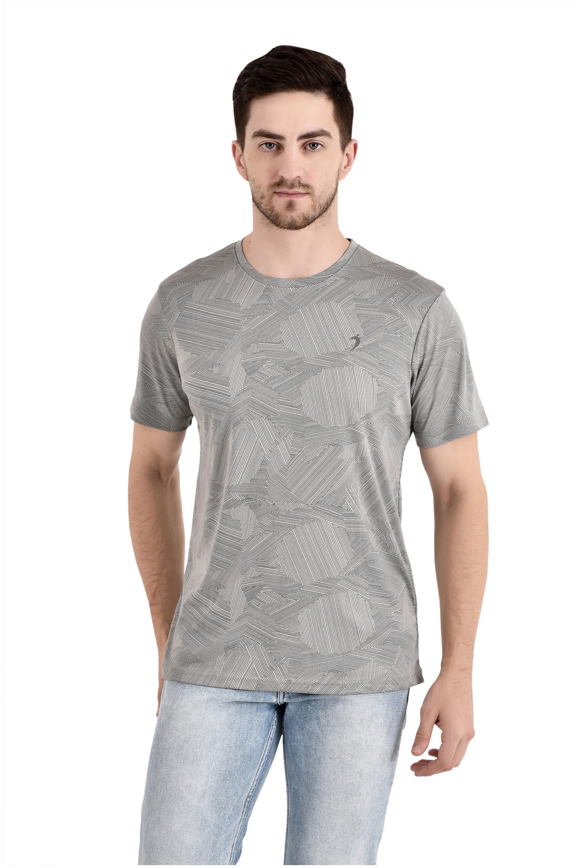 

Sapper Men Grey Slim fit Polyester Round neck T-Shirt - Pack Of 1