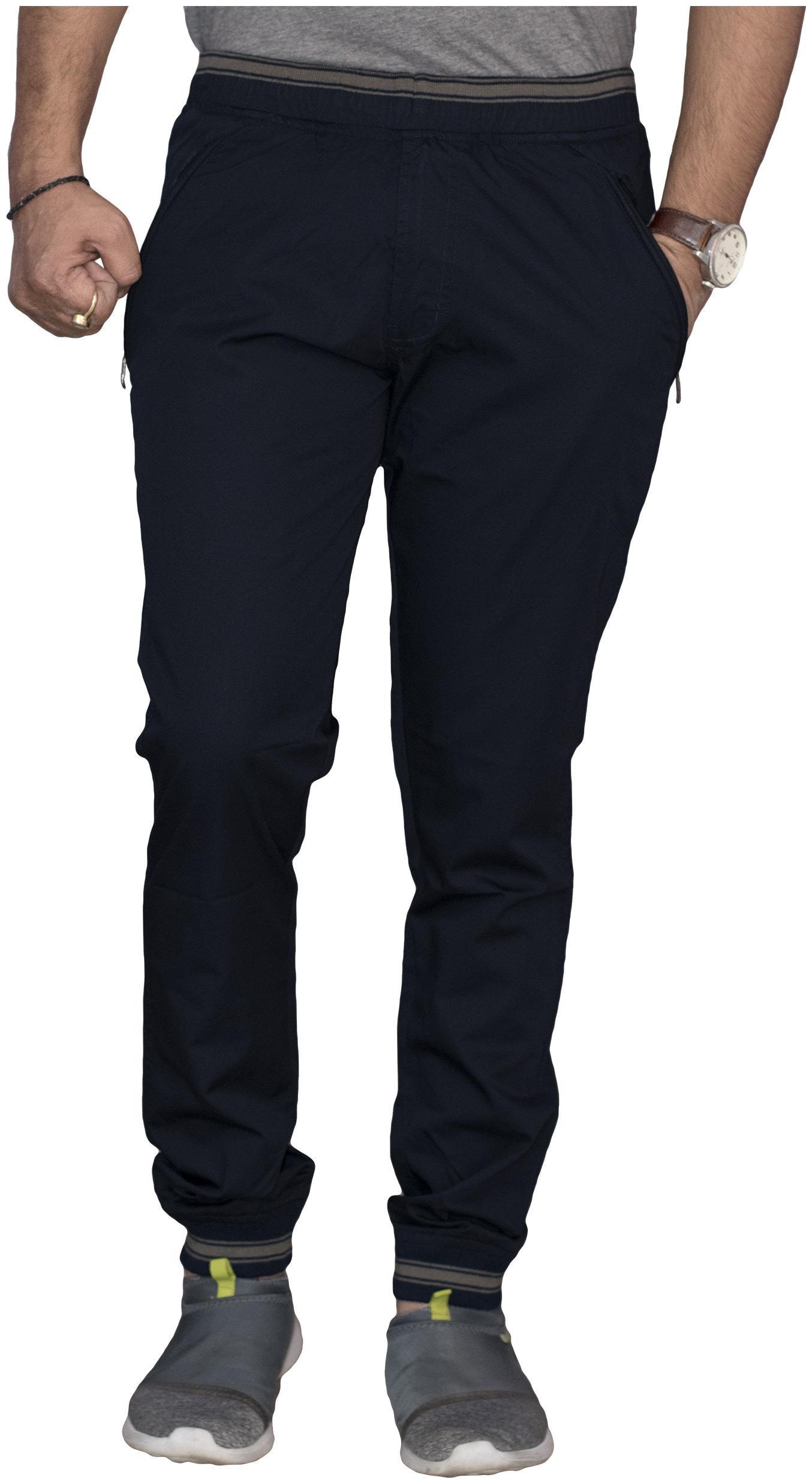 

Sapper Men Blue Solid Regular fit Track pants