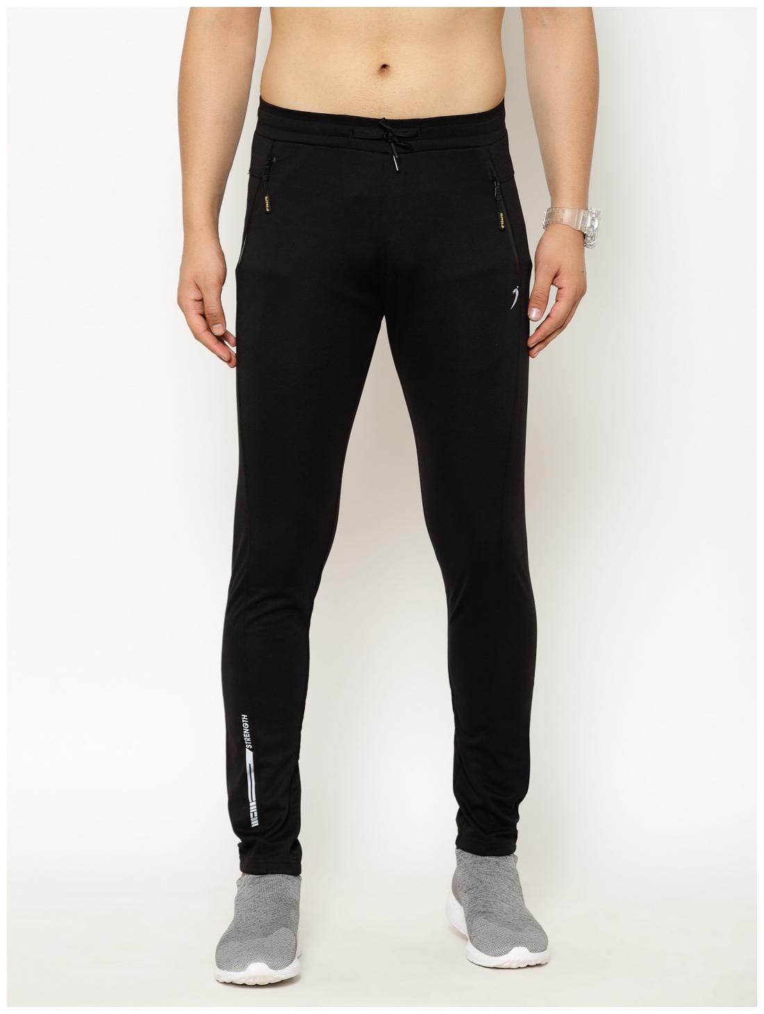 

Sapper Men Black Solid Slim fit Track pants