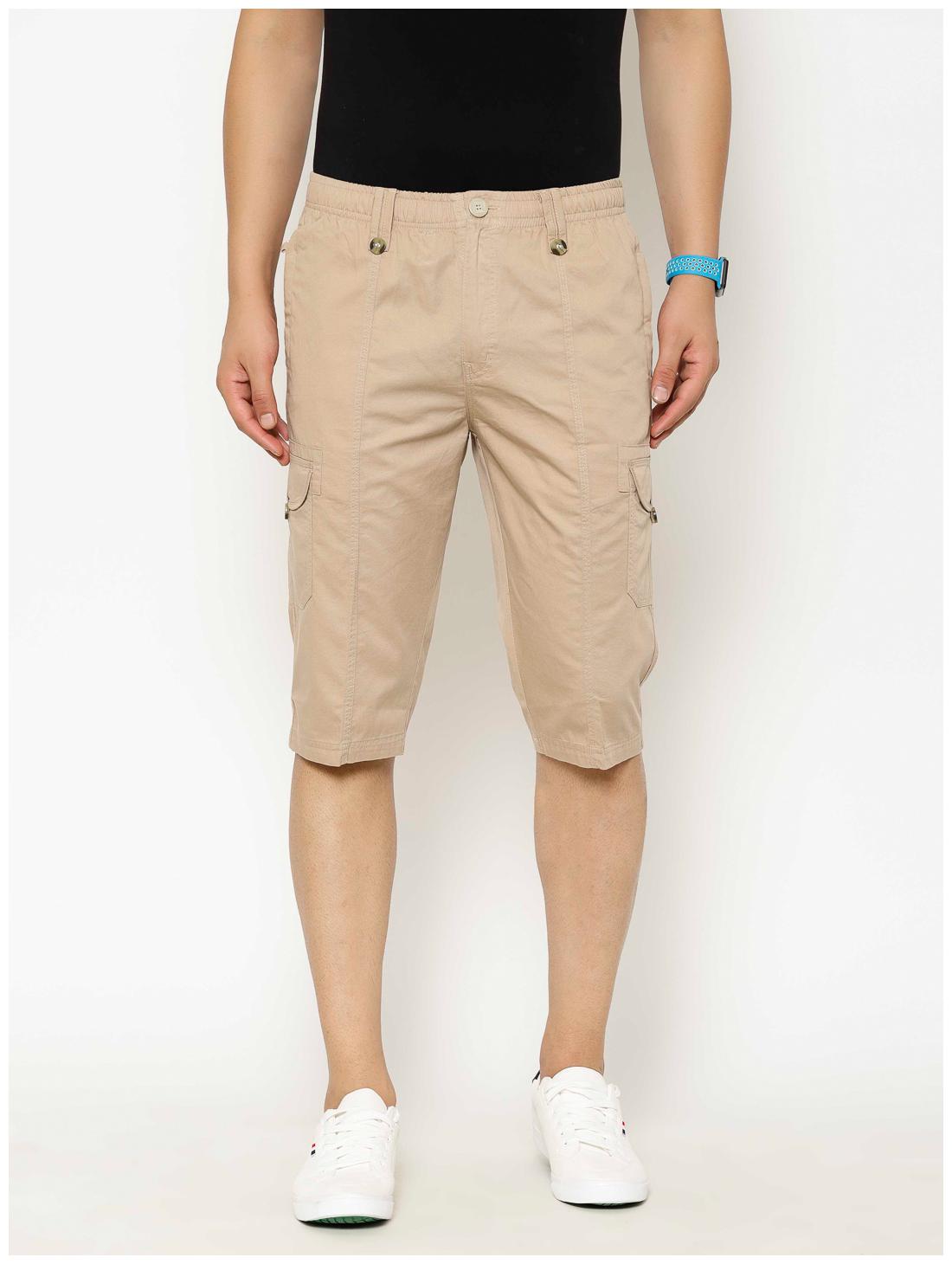 

Sapper Men Beige Regular Fit Regular Shorts