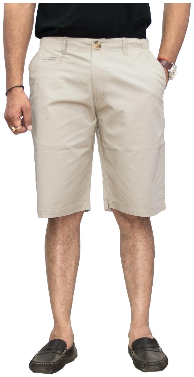 

Sapper Men White Regular Fit Cargo Shorts
