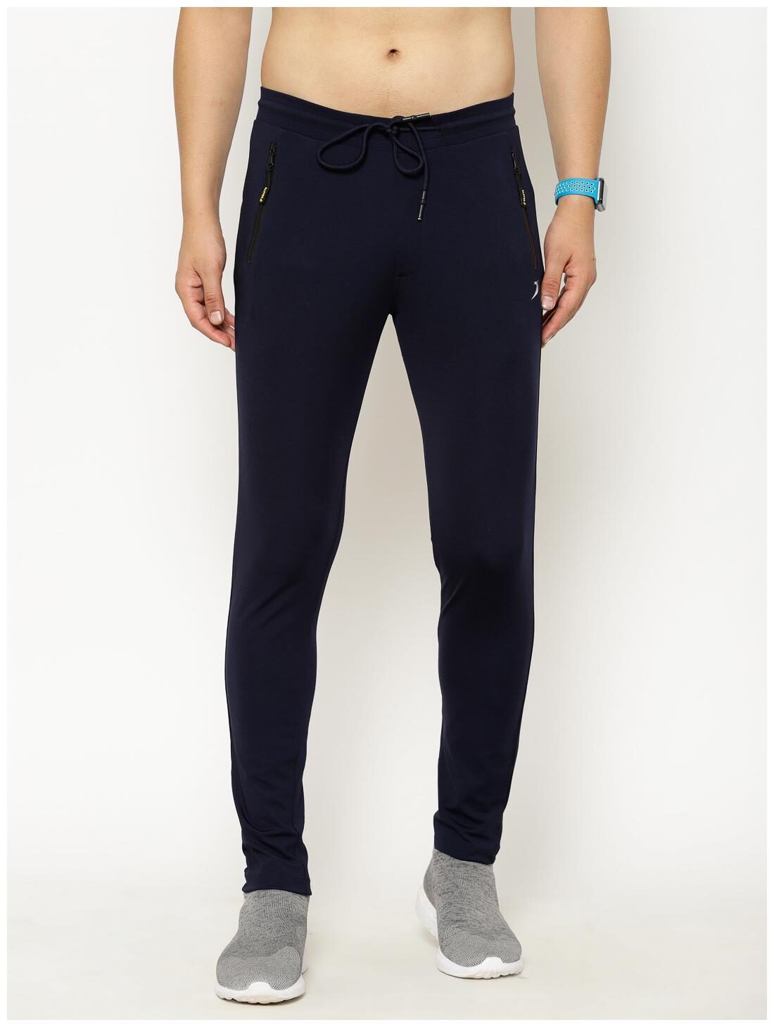 

Sapper Men Navy blue Solid Slim fit Track pants