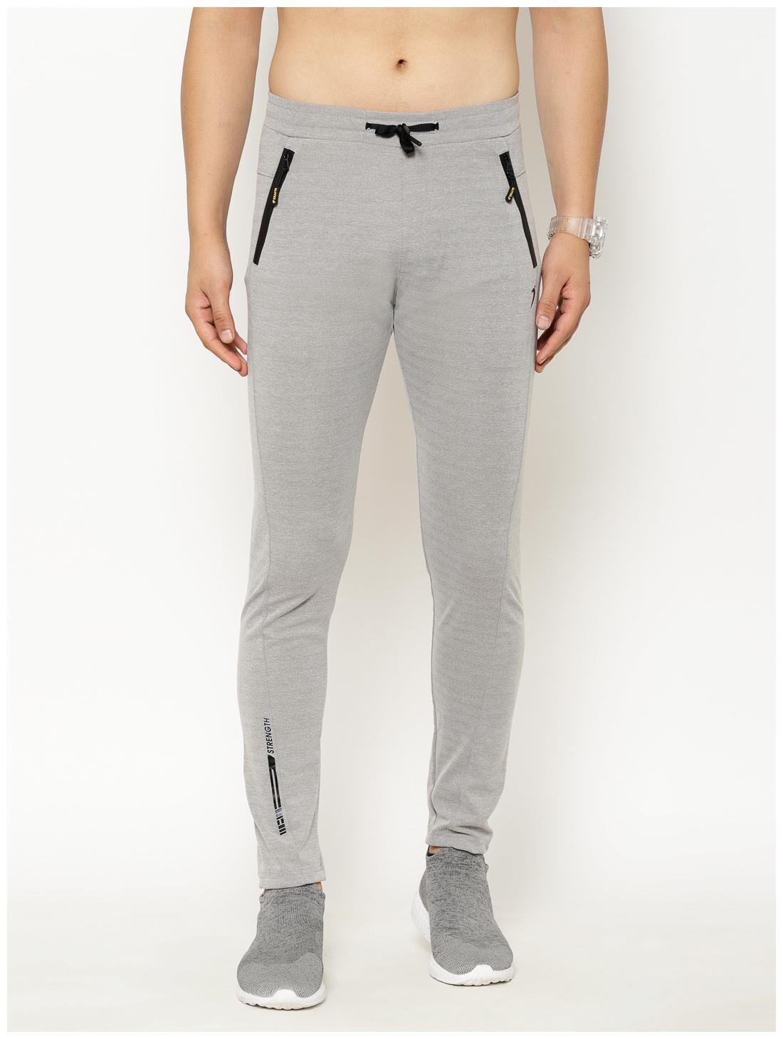 

Sapper Men Grey Solid Slim fit Track pants