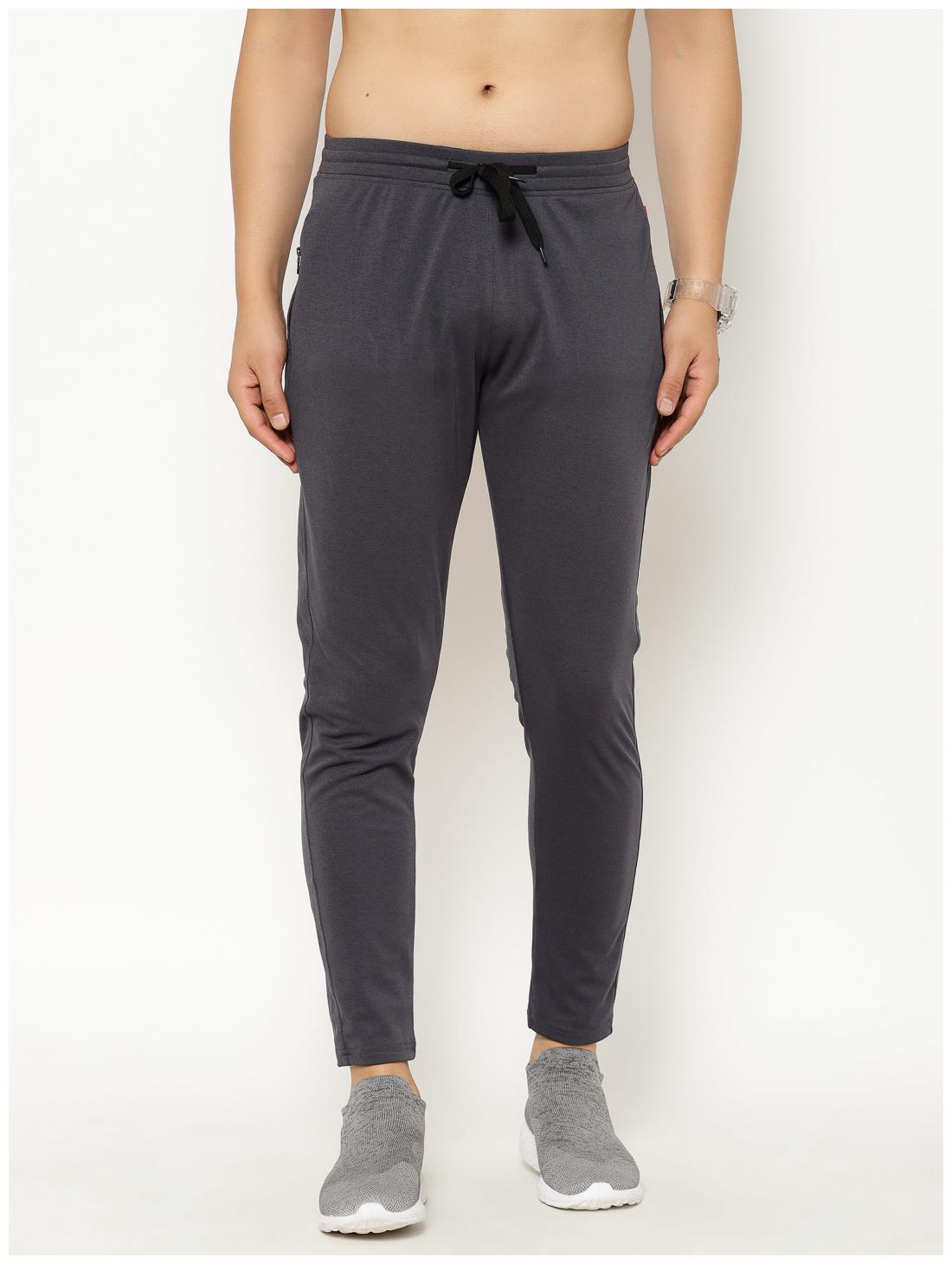 

Sapper Men Grey Solid Slim fit Track pants