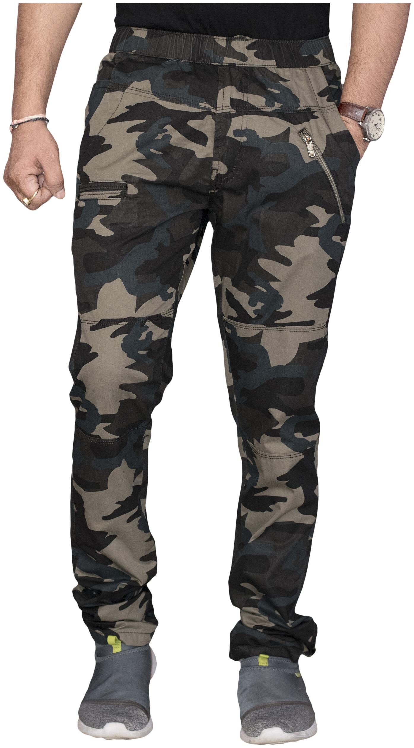 

Sapper Men Beige Camouflage Slim fit Regular trousers