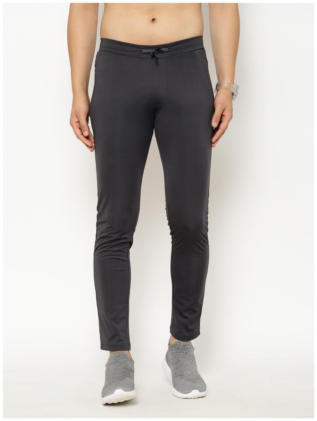 

Sapper Men Grey Solid Slim fit Track pants