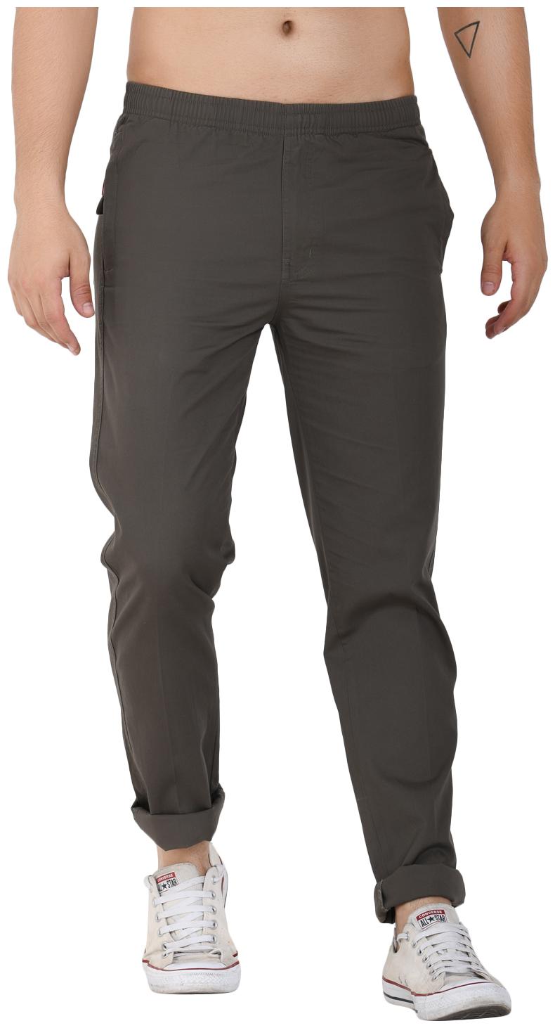 

Sapper Men Grey Solid Regular fit Regular trousers