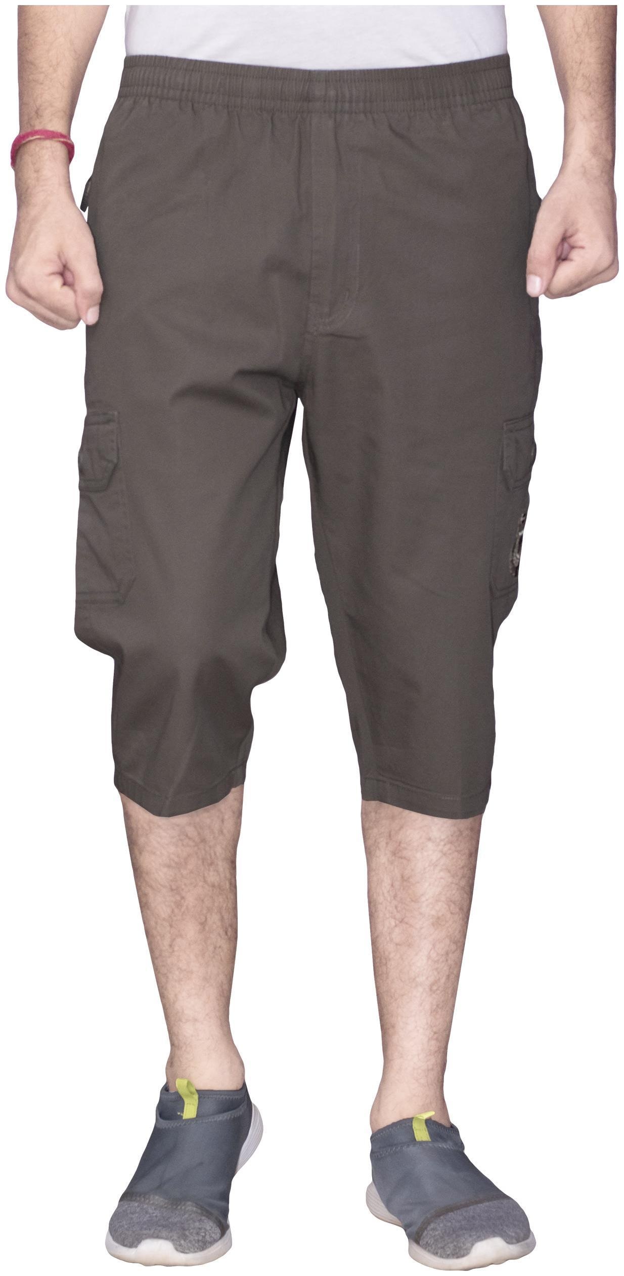 

Sapper Men Grey Regular Fit Regular Shorts