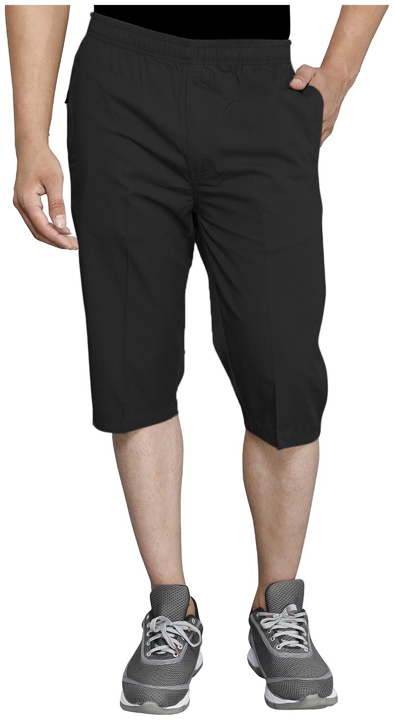 

Sapper Men Black Regular Fit Cargo Shorts