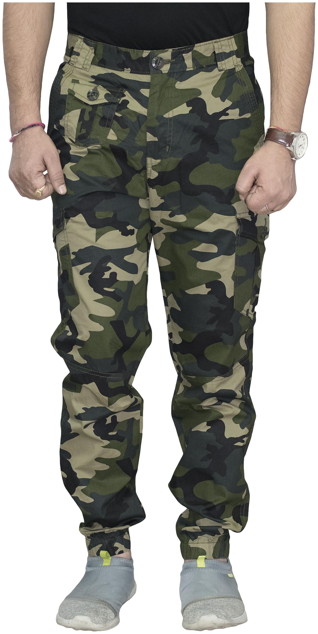 

Sapper Men Multi Camouflage Slim fit Cargos