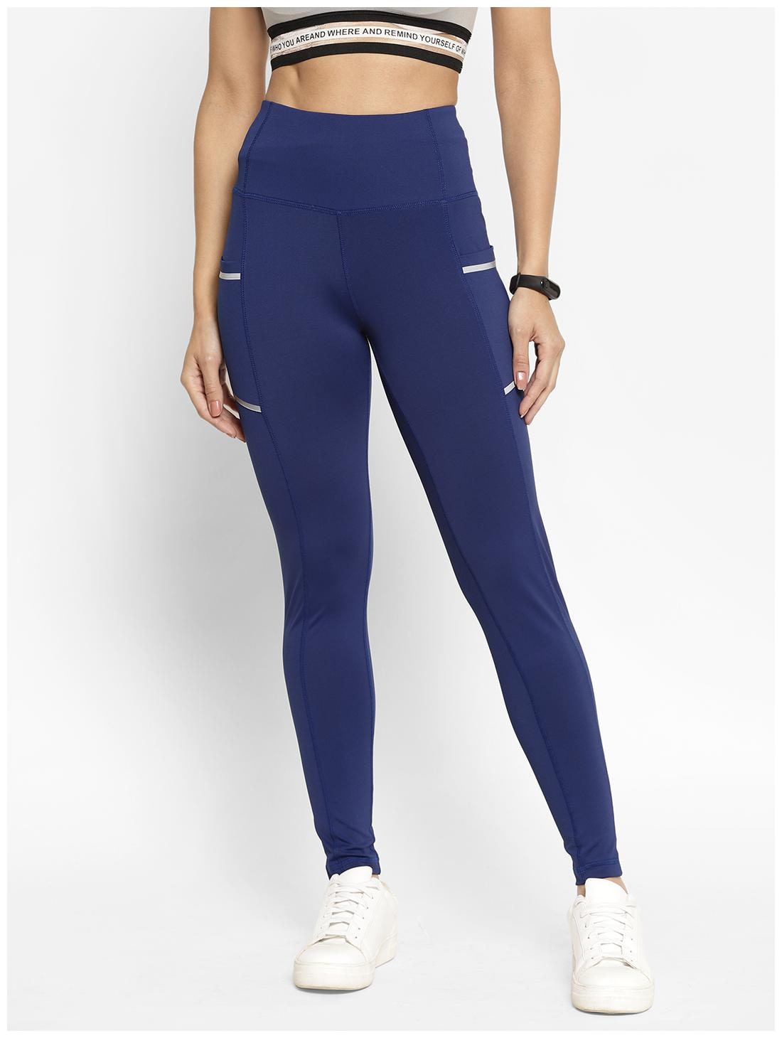 

Sapper Women Slim fit Polyester Solid Track pants - Blue