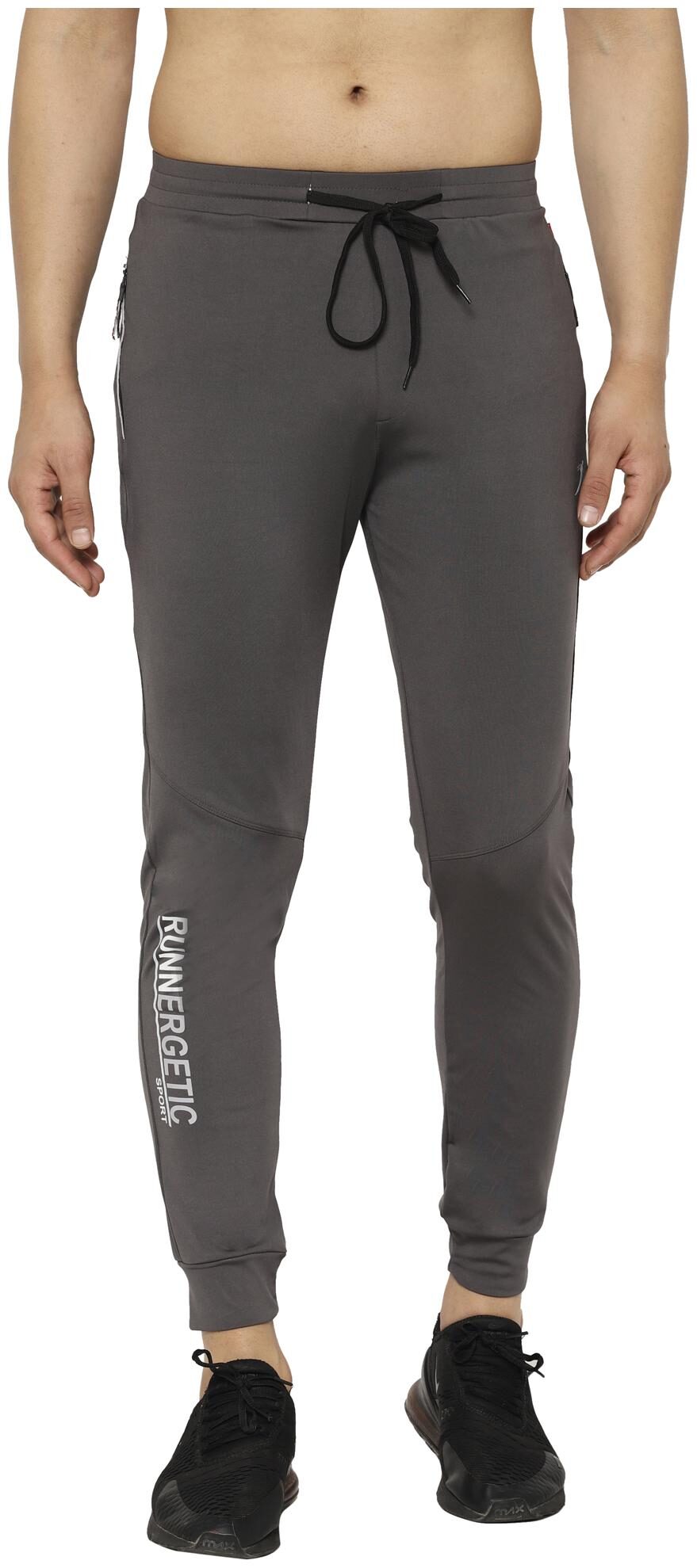 

Sapper Men Grey Solid Slim fit Joggers