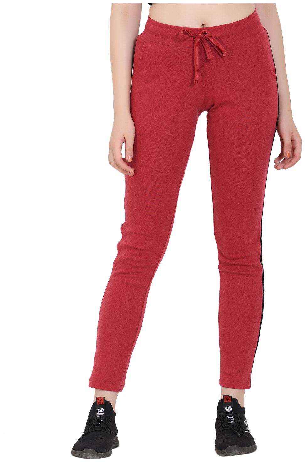 

Sapper Women Red Cotton Blend Track Pants