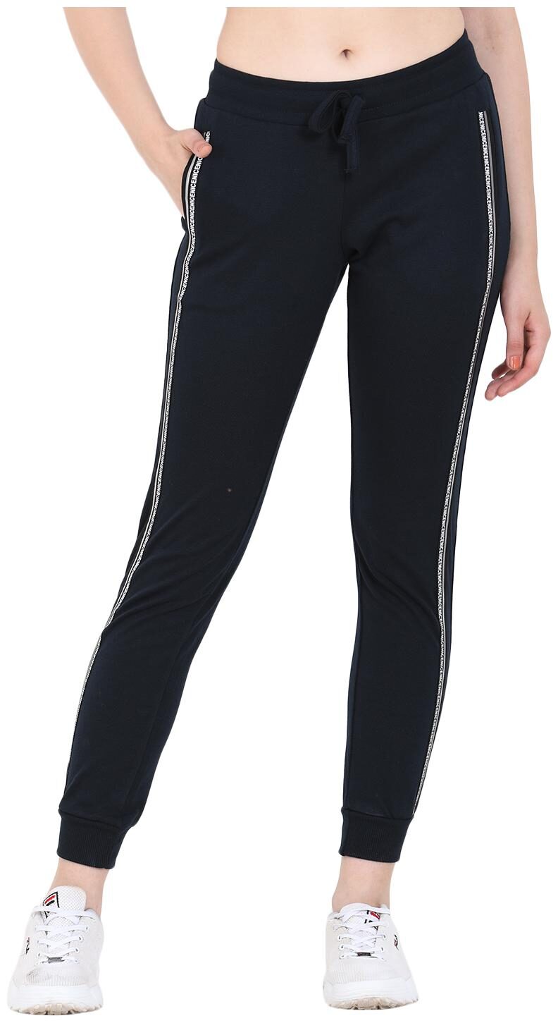 

Sapper Women Blue Mid-rise Cotton Blend Joggers