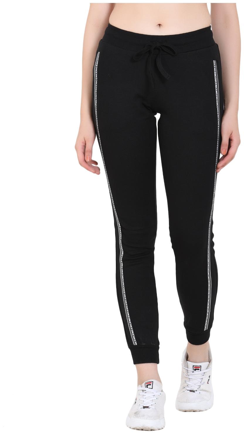 

Sapper Women Black Mid-rise Cotton Blend Joggers
