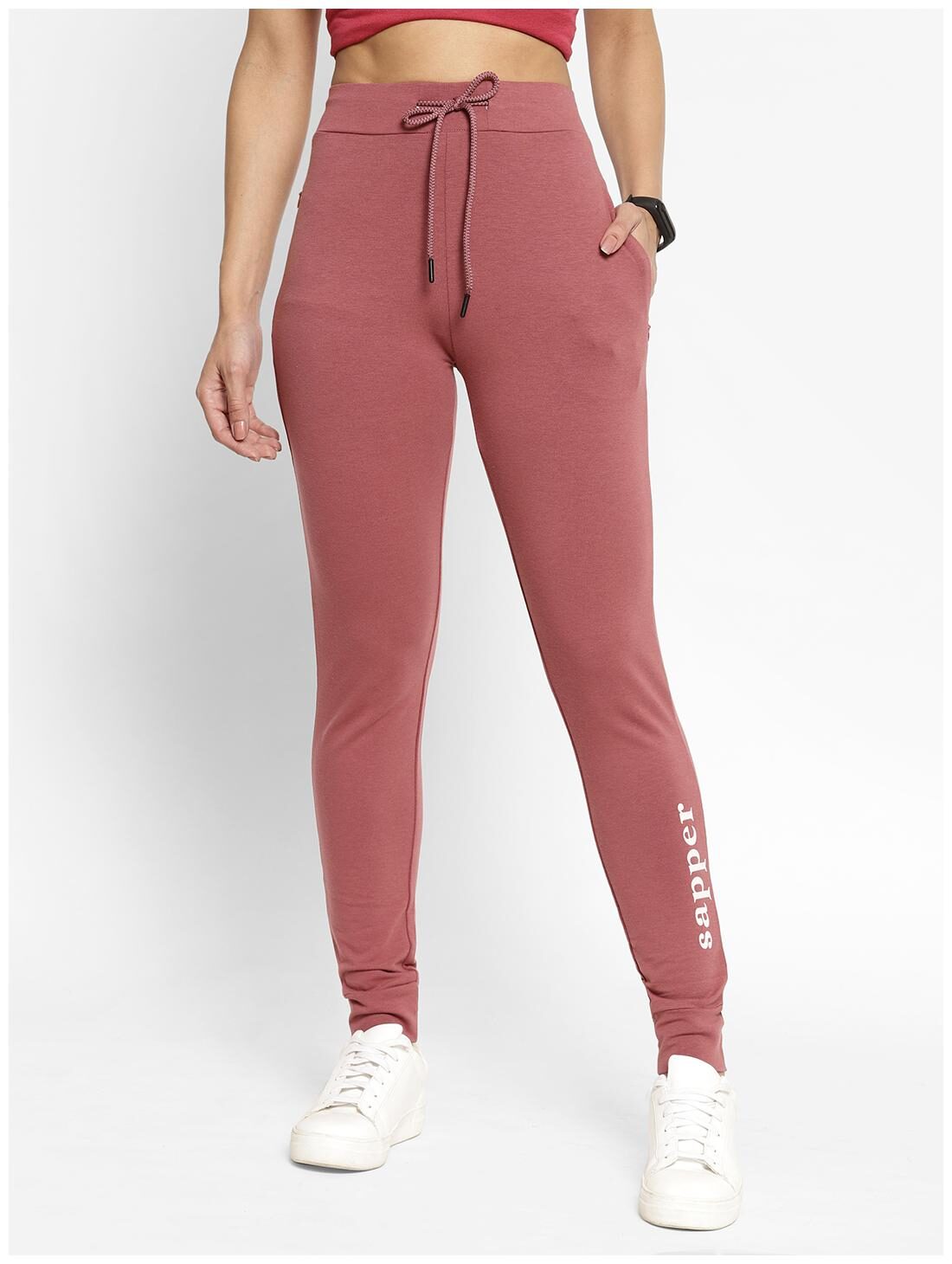 

Sapper Women Peach Slim fit Jogger