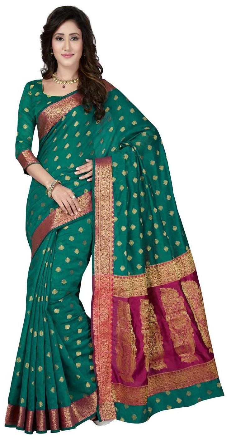 

Saree Swarg Beige Art Silk Saree with Blouse