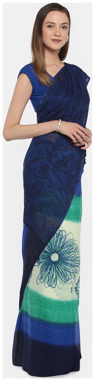 

Saree Swarg Multicoloured Printed Faux Georgette Saree