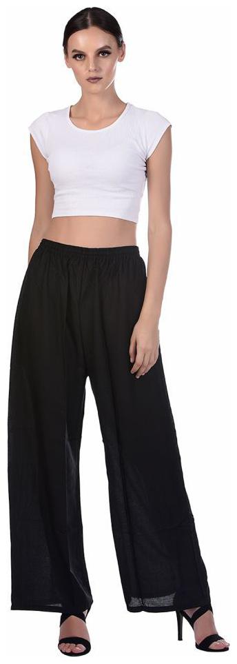 

SAS Straight Rayon Palazzos - Black