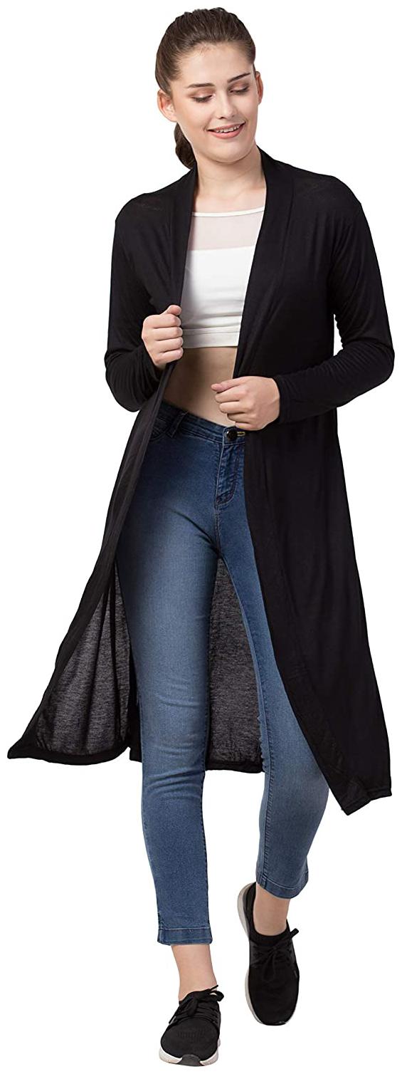 

SATPAL Women Shrug - Black