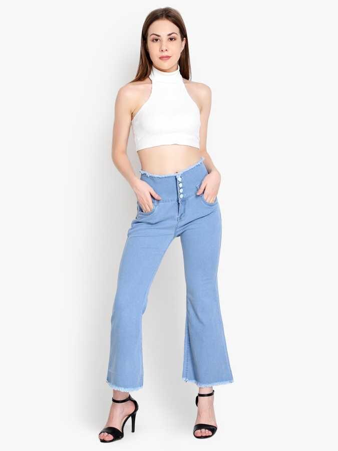 

Satpal Women Denim Solid Blue Jeans