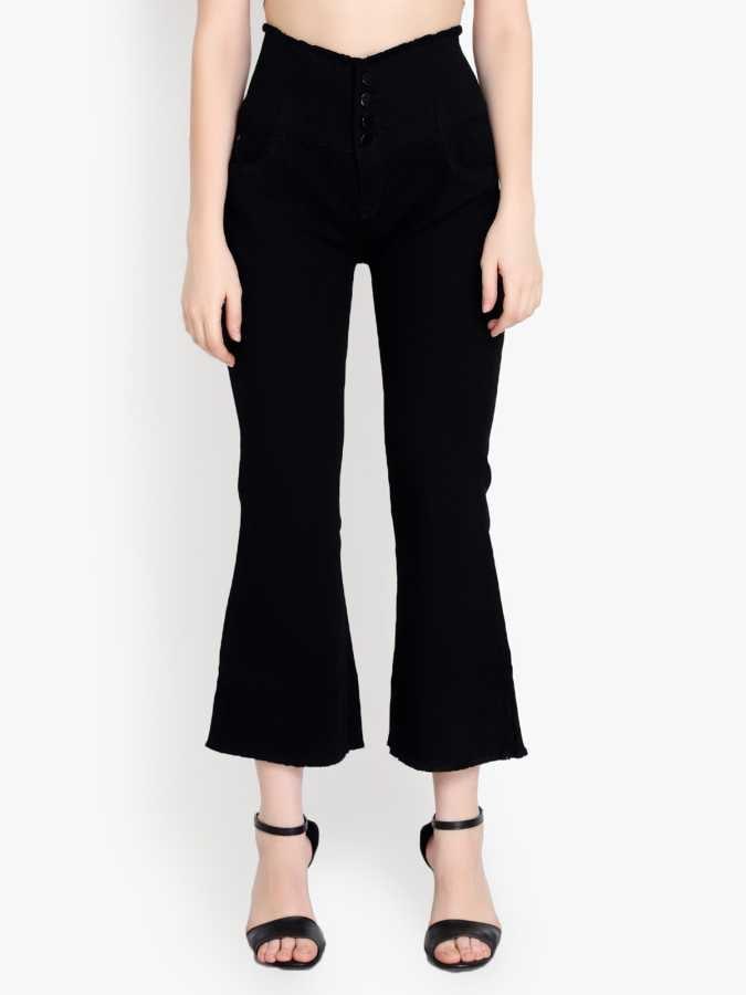 

Satpal Women Denim Solid Black Jeans