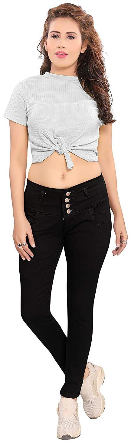 

SATPAL Women Black Slim fit Jeans