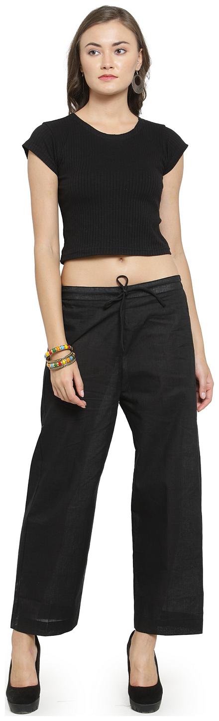 

Sayesha Women Black Regular fit Cullotes