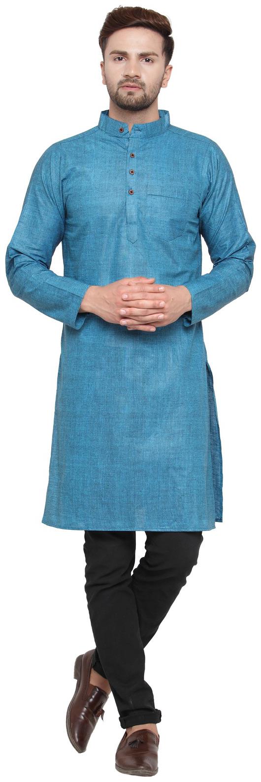 

Sayesha Men Blue Regular Fit Kurta