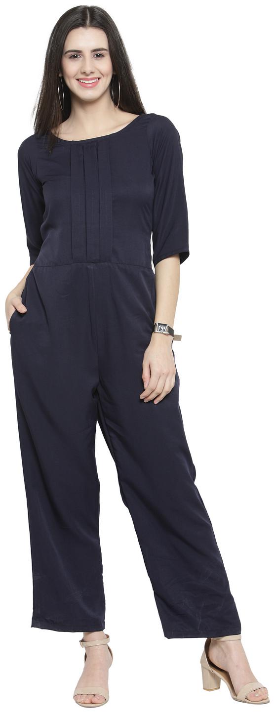 

Sayesha Solid Jumpsuit - Blue