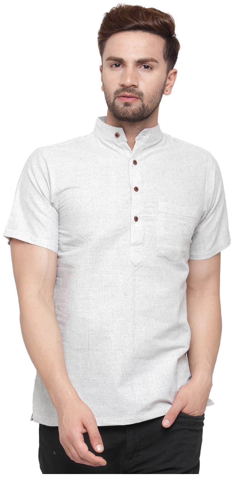 

Sayesha Men Grey Regular Fit Kurta