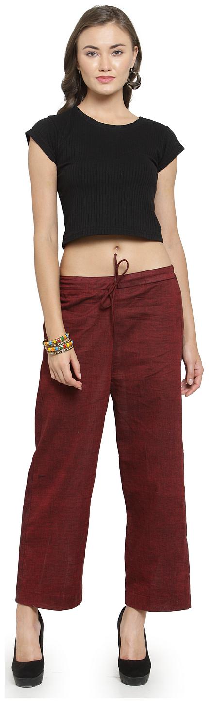 

Sayesha Women Maroon Regular fit Cullotes