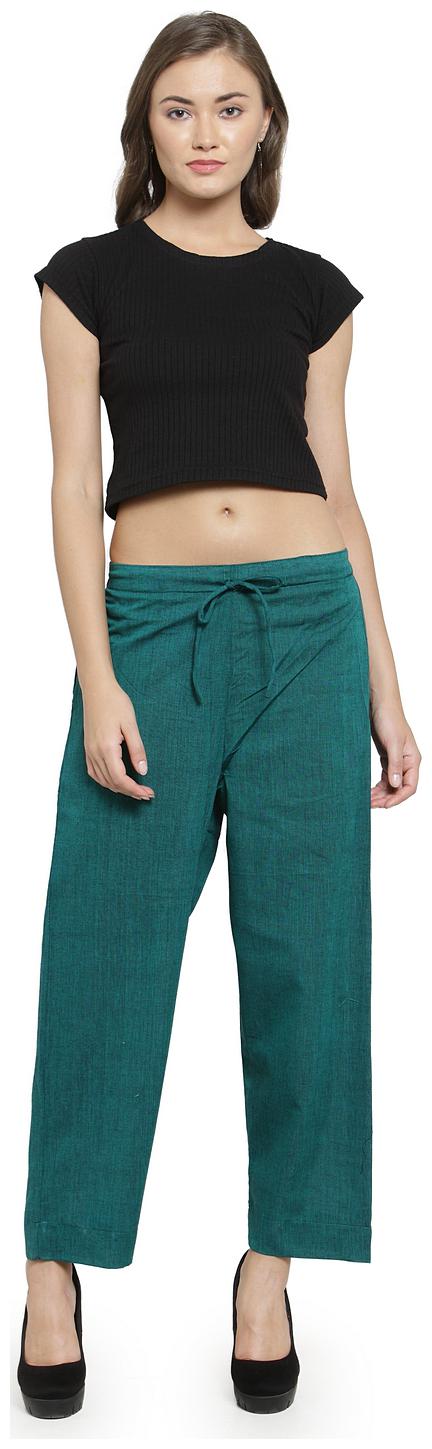 

Sayesha Women Sea green Regular fit Cullotes
