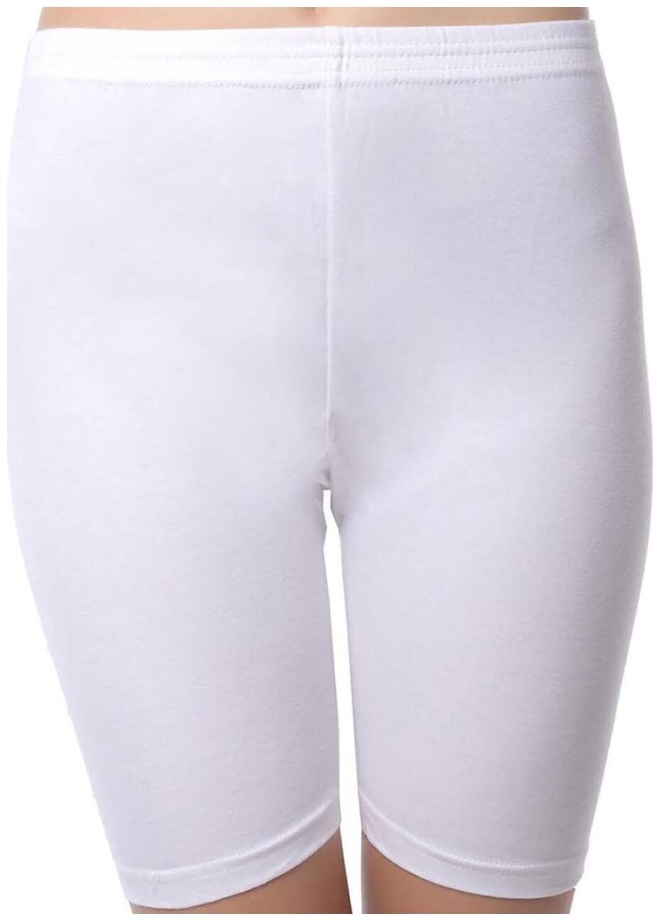 

sri belha fashions Women Solid Regular capri - White