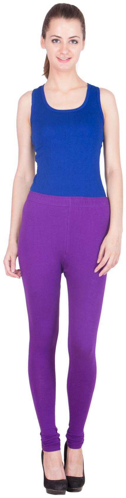 

SBOFASHION Womens fashionable full length Leggings Purple colour