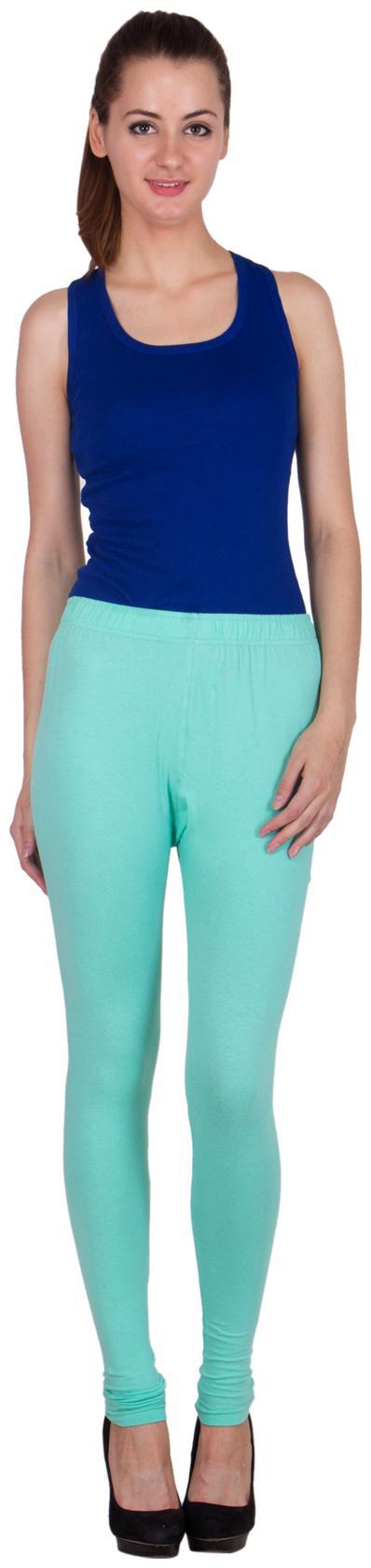

SBOFASHION Womens fashionable full length Leggings Green colour