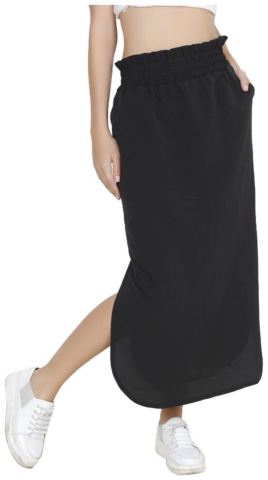 

Second Half Black Long Skirt