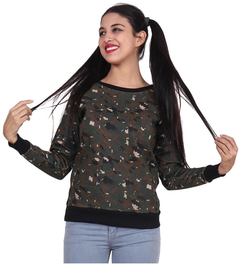 

SECOND HALF Women Printed Sweatshirt - Multi