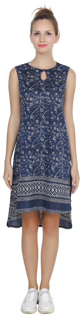 

SECOND HALF Blue Floral Tulip dress