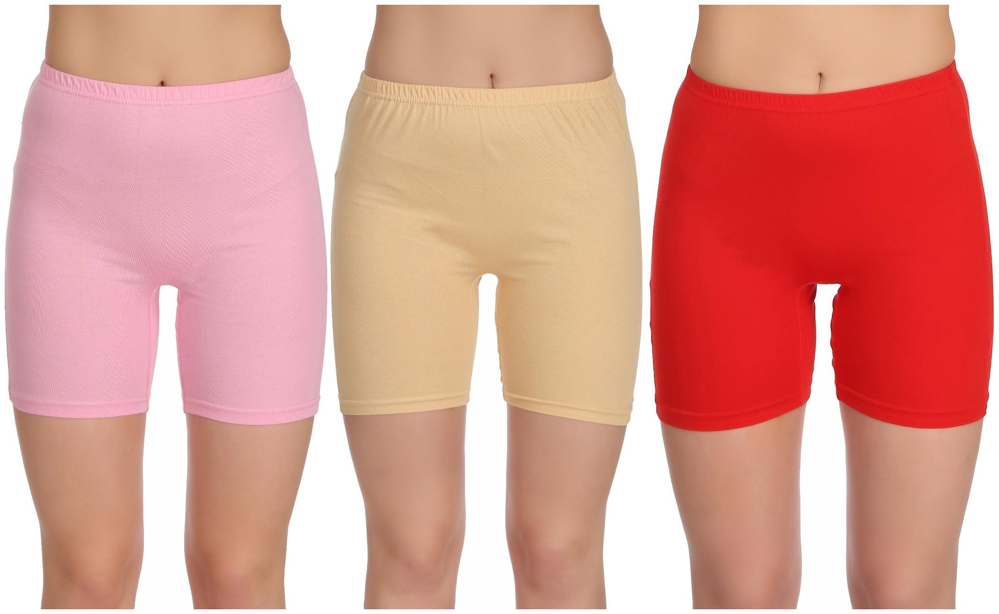 

Selfcare Women Solid Sport shorts - Multi