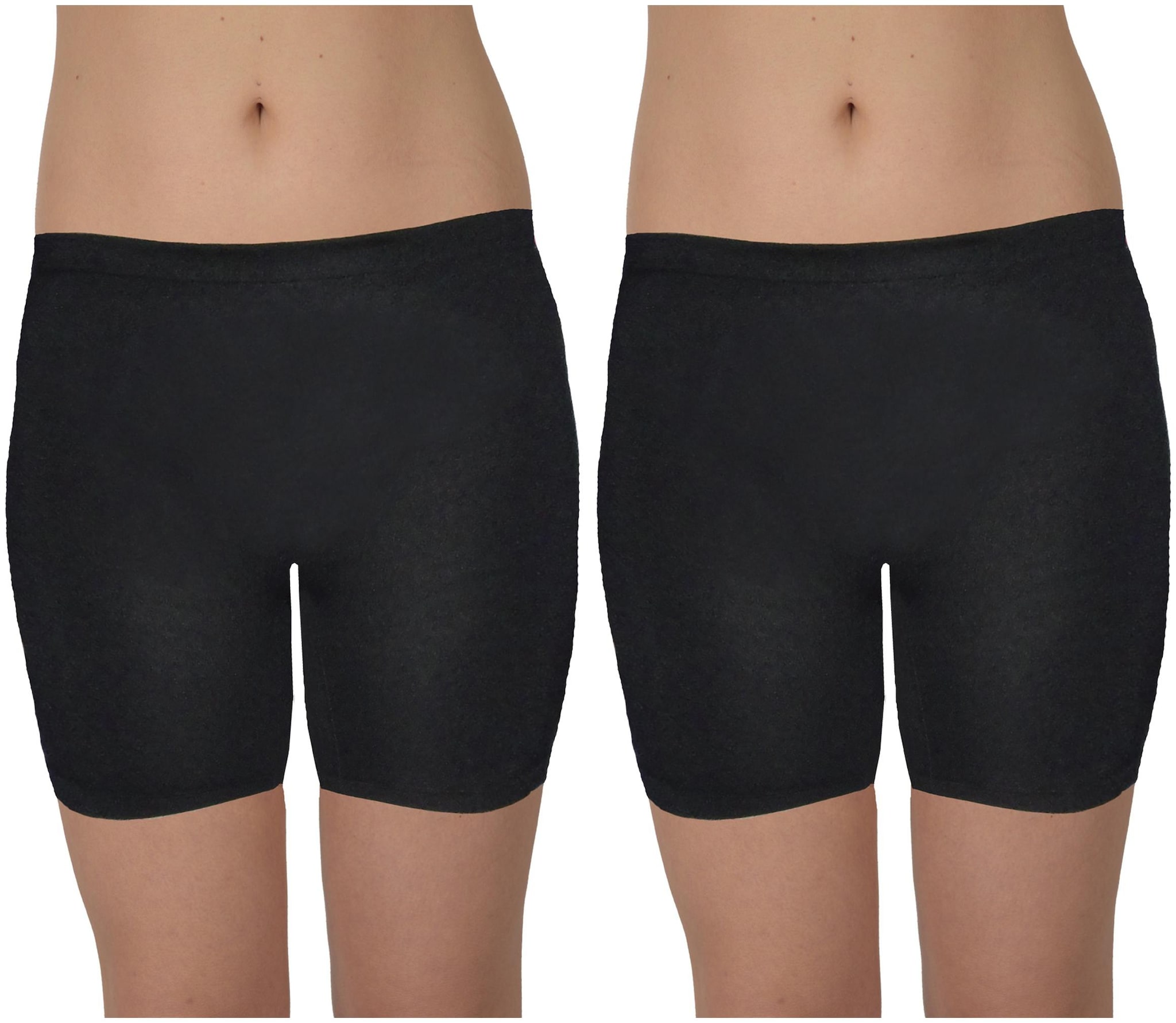 

Selfcare Women Solid Sport shorts - Black