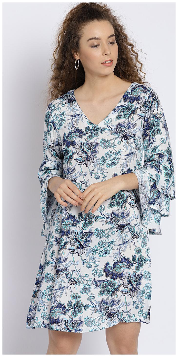 

Sera Multi Floral A-line dress