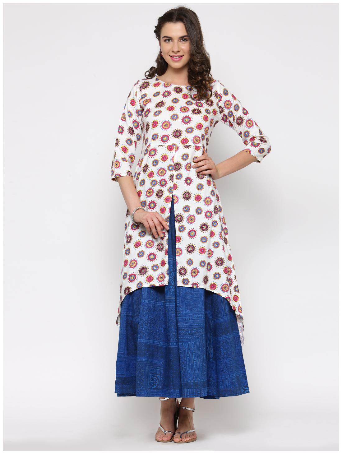 

Sera Women Multi Printed Assymetrical Kurta