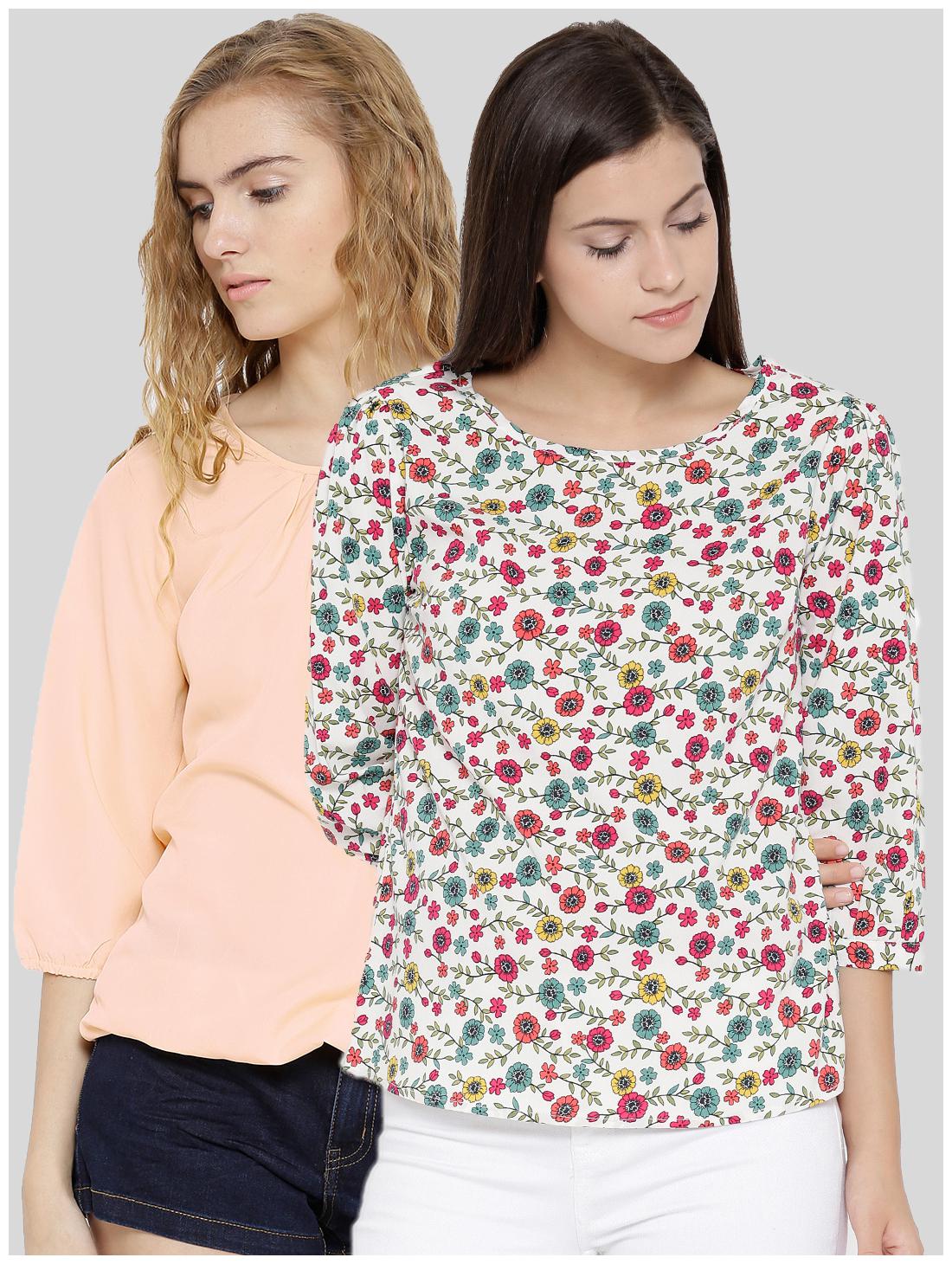 

Sera Women Solid Regular top - Multi