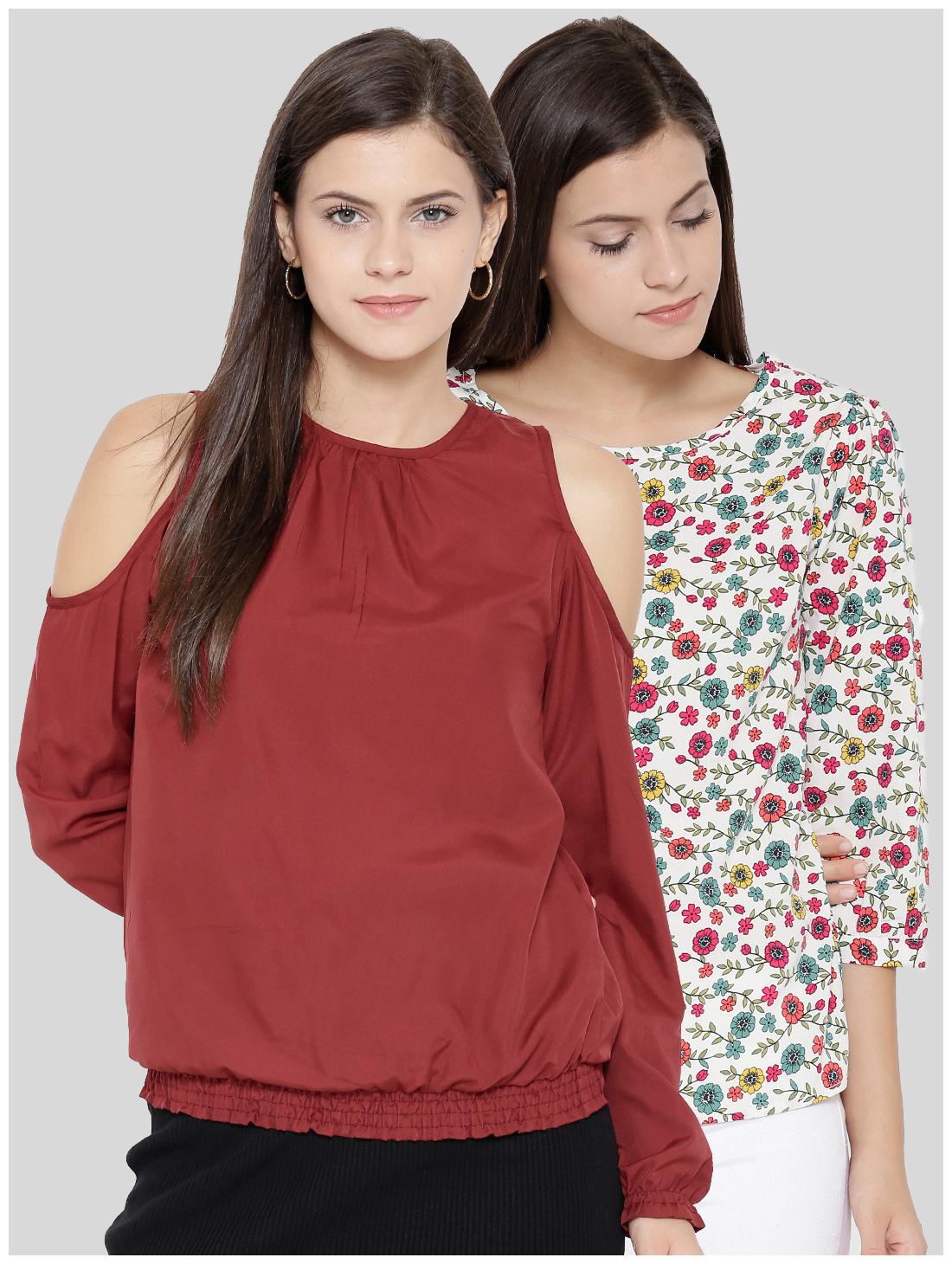 

Sera Women s Wear 3 4th Sleeve Top Pack Of 2