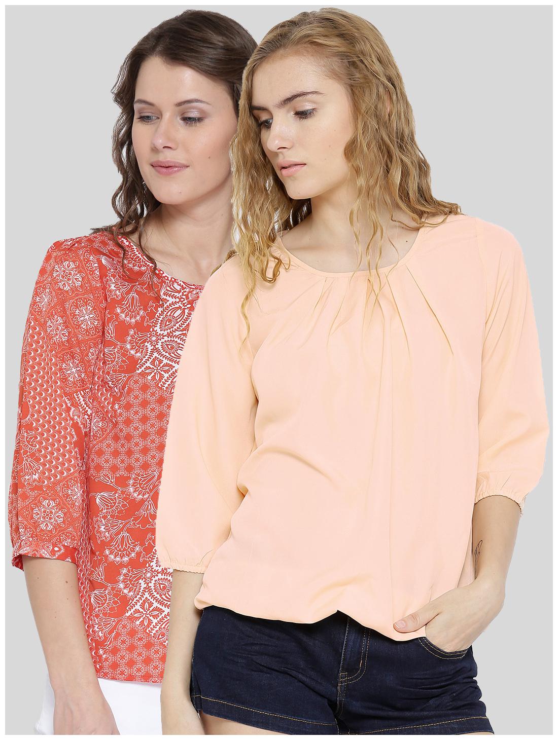 

Sera Women Solid Regular top - Multi